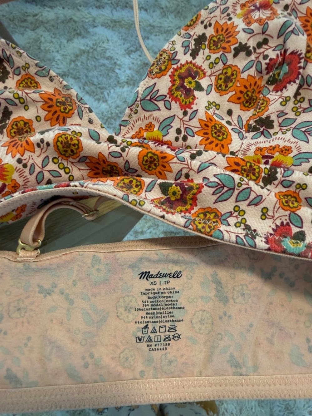 Madewell  Floral Bralette - Picture 3 of 5